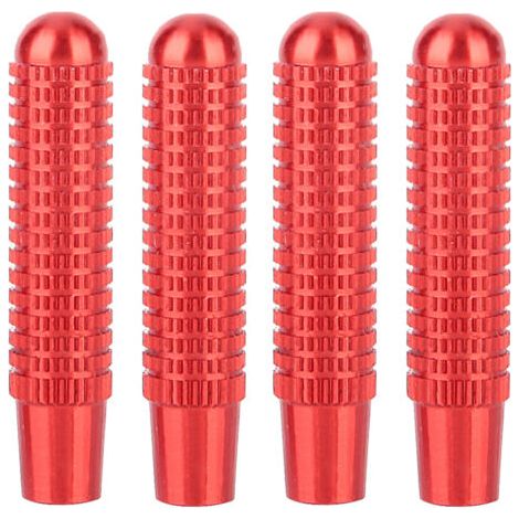 Greensen Goupilles de Boutons de Verrouillage de Porte, Alliage d'aluminium 4 Pièces de Remplacement de Couvercle de Goupille de Verrouillage de Porte de Voiture pour Mercedes A B E CLA GLA GLK ML (1/5)