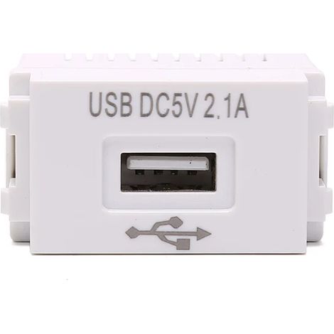 1 panneau de chargement pour téléphone portable, module d'alimentation USB, prise 220 V, transformateur 5 V, adaptateur de charge USB 2,1 A