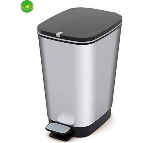 Pattumiera Keter chic steel 45 x 26,5 x 40,5 cm