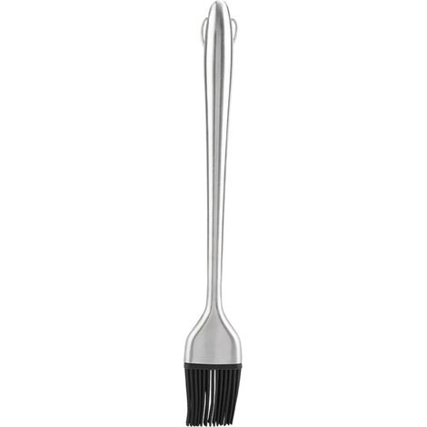 Thick Stainless Steel Puff Pastry Brush, High Temperature Resistant for BBQ and Baking, Ideal for Crepes, Pendant Design, 1 Brush (1/4)