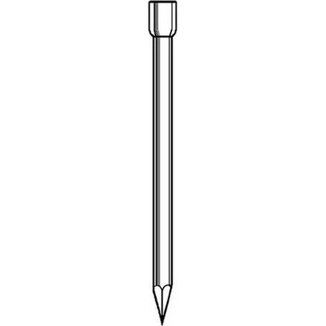 Pointe en Vrac Tête Homme (Th) Galvanisée - 1.8x30 mm - 1 kg - D-Work (1/3)