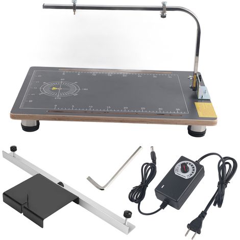 Table de travail pour découpeuse de polystyrène Board Wax Wire, machine à couper la mousse avec support, outil de bricolage, prise US 100-240V (1/5)