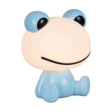 LED Tischleuchte Beistelllampe Leselampe Blau Kinderlampe Touchfunktion H 24,5 cm