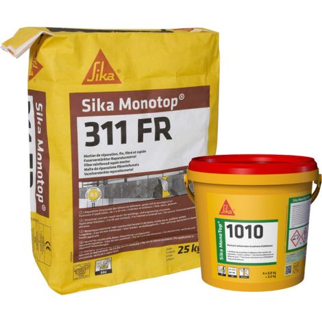 SIKA Mörtel- und Reparatur-Paket - SikaMonoTop 1010 3,2kg - SikaMonotop 311FR 25kg