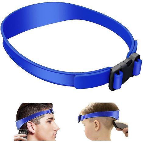 Gabarit de rasage transparent pour bandeau et nuque, guide de coupe de cheveux pour une coupe à domicile facile et élégante. (1/5)