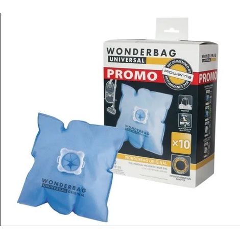 Lot de 10 sacs microfibres pour Aspirateur Rowenta - WB408120 (1/3)