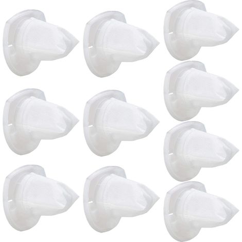 10er-Pack Ersatzfilter für die Akku-Staubsauger Black & Decker Power Tools VF110, CHV1410L, CHV9610, CHV1210, CHV1510, CHV1410, CHV1410B und BDH2000L. – AquaForge