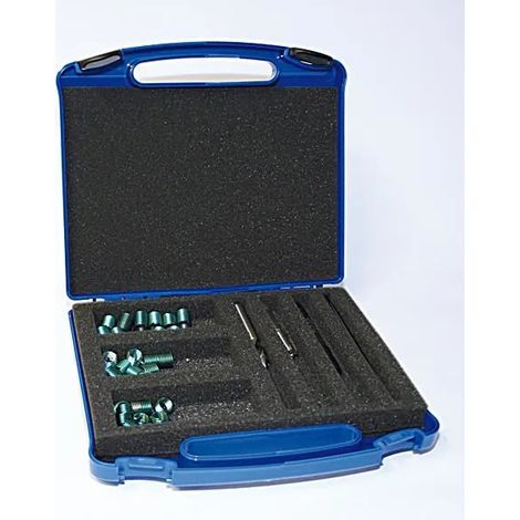 Kit de reparación helicoil plus M10 insertos rosca macho herramienta