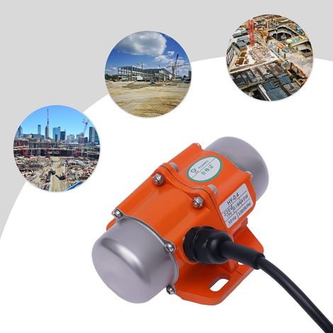 Moteur de vibration asynchrone pour machines et équipements, moteur de vibration industriel, 3000 tr / min, 220 V (40 W)