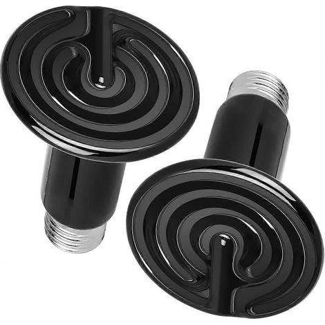Émetteur de chaleur en céramique 150 W, lampe chauffante pour reptiles, amphibiens et plantes (sans émission de lumière), lot de 2 (1/5)