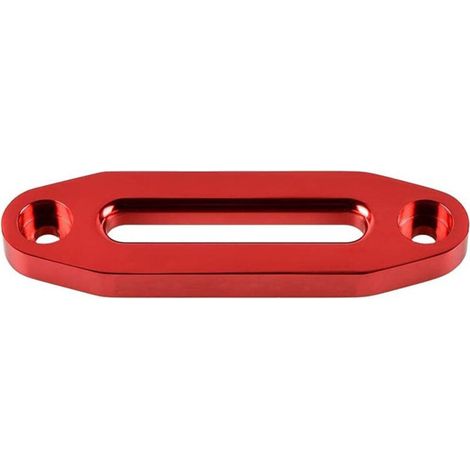 Guide de corde en aluminium pour treuil – dispositif anti-enchevêtrement, guide de défilement de câble 152 mm (entre-axes), couleur rouge – 1 pièce-lsw (1/2)