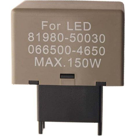 Elektronisches 8-Pin-Blinkerrelais für LED-Lampen – Autozubehör – Crezuo