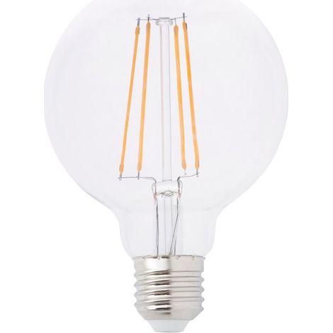Bombilla E27 LED 4W 2700K Globo filamento (1/2)