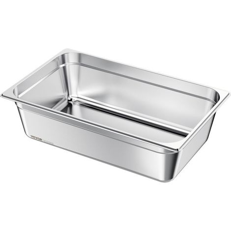 Bac Gastronorme Inox 1/1 20,5 L Récipient Alimentaire pour Bain-Marie Buffet Hôtel Profondeur 14,6 cm (1/5)