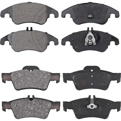 KIT PASTIGLIE FRENO ANTERIORI E POSTERIORI compatibile con MERCEDES-BENZ GLE (W166) / PASTIGLIE FRENANTI AUTO OEM P 50 109 P 50 102 ,P 50 099 P 50 100 / SOSTITUZIONE DIRETTA / BASSA POLVERE / SILENZ (1/4)