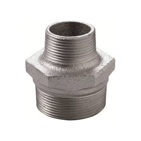 NIPPLE RIDOTTO ZINCATO Misura: 3/4 x 1/2