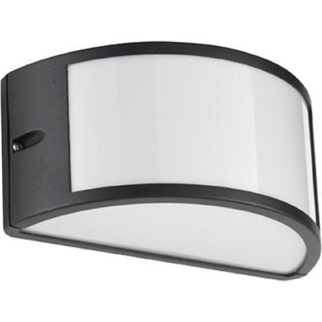 Applique per esterni FABIUS 25x13 cm a doppia emissione in alluminio Nero (1/3)