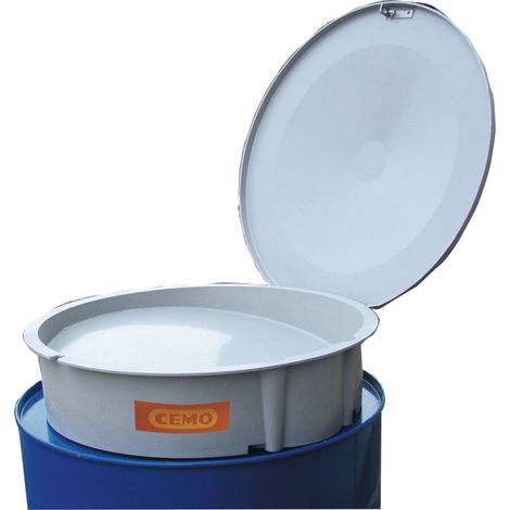 CEMO GFK-Einfülltrichter + Klappdeckel für 200 Liter Fässer