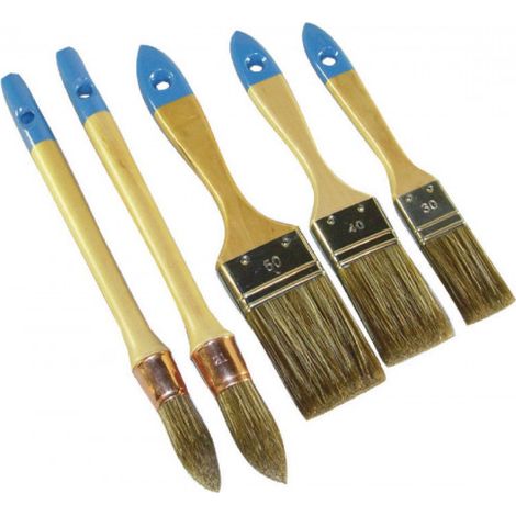 Set mit 5 Acrylpinseln