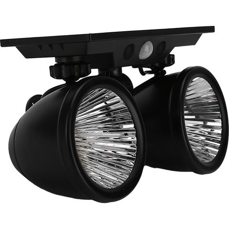 Solarprojektionsleuchte mit Körperinduktion, 2-farbige Solar-Gartenlampe für Gartenpflanzen (1/5)