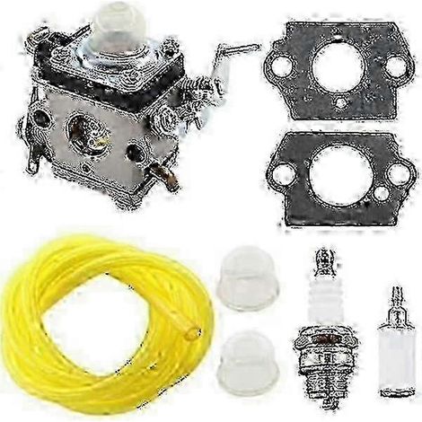 Carburateur avec bougie d'allumage pour débroussailleuse Husqvarna 122c 122ldx 122lk 22cc (1/4)