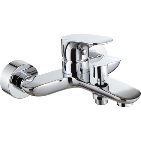 TrendLine Badewannenarmatur Miami chrom aus Messing Mischbatterie Armatur (1/2)