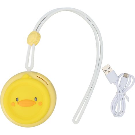 Collier ventilateur rechargeable sans pale, 3 vitesses réglables, cordon ajustable, mini ventilateur suspendu pour extérieur. (1/5)