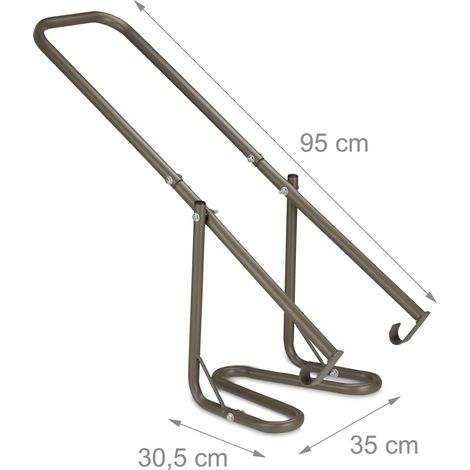 Compactador de residuos práctico manual para cubos de basura 60 x 40 x 15 cm reduce volumen ahorra costes de plástico negro 130012341 (1/3)