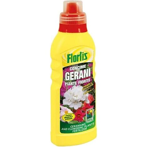 Concime Liquido Geranei FLORTIS nutrimento fioricultura formula potenziata 570 g (1/3)