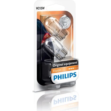 2x W21/5W Philips 12066B2 - Lampe conventionnelle de signalisation et habitacles Halogène 12V W3x16q (1/5)