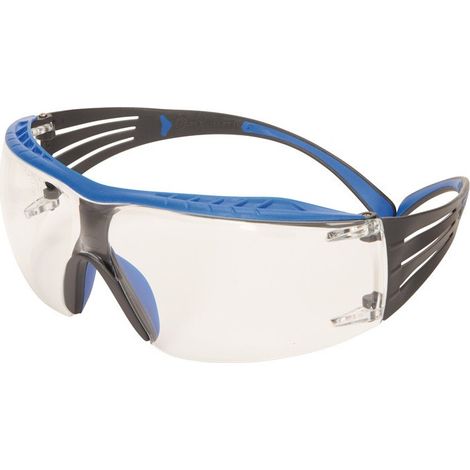Lunettes de protection SecureFit SF401 EN 166 branches bleues/grises. verres tra