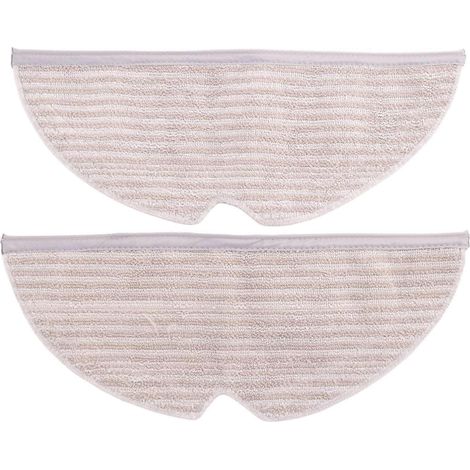 Lot de 2 pièces chiffons de lavage Chiffons accessoires pour Xiaomi Roborock S5 Max S6 Pure S6 MaxV S5 S51 S50 S55 E25 E35 pièces d’aspirateur (1/5)
