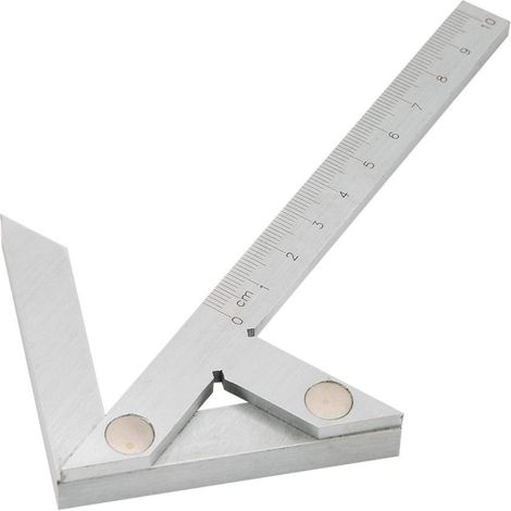 Ausrichtungsschiene, Kreuzsucher für 100 mm Zentrierung, Schnellrahmenquadrat zum präzisen Messen von Winkeln (1/5)