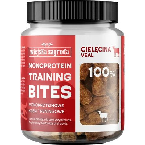 Wiejska Zagroda Snack per cani da addestramento Vitello adulto 150g