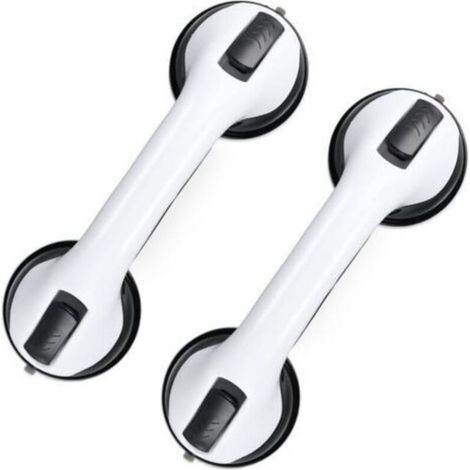 Poignée Ventouse pour Salle de Bain Barres d'appui de Douche Forte Prise pour handicapés, Seniors, poignée de Douche sans perçage et Amovible,2 PCS (1/4)