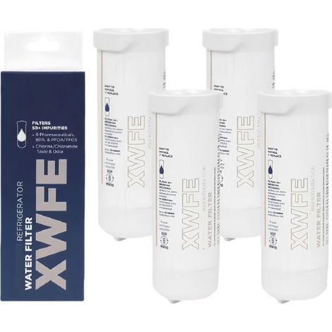 Filtres blancs pour réfrigérateur compatibles avec les modèles GE XWFE (lot de 4) (1/5)