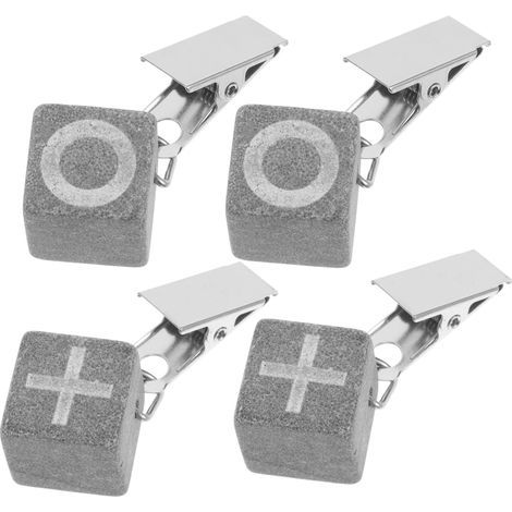 Set di 4 pesanti clip per tovaglie da esterno, pesi per tovaglie da esterno, decorazioni per la tavola, marmo grigio (1/5)