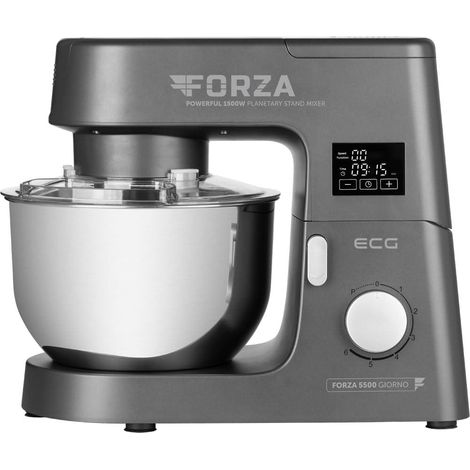 ECG Forza 5500 Robot da Cucina Argento Grigio 6,5L (1/3)