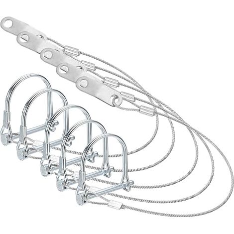 5pcs Goupille D'Attelage 11/64" x 1-3/4" Pour Wagons De Pelouse (1/5)