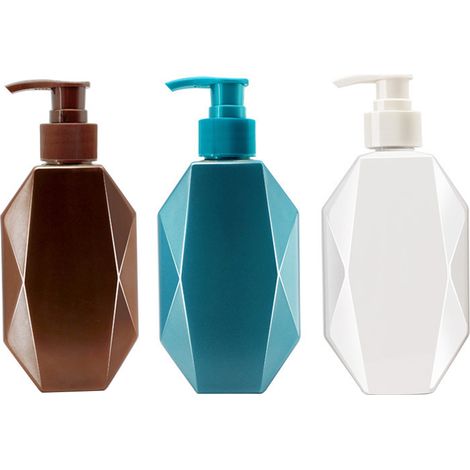 Flacon Lotion Vide - Bouteille Pompe Mousse 500ml En Pet - Pour Shampoing Et Gel Douche - Lot De 3 (1/5)