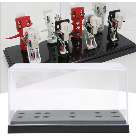 Boîte de Rangement pour Têtes de Phonographe - Présentoir Élégant pour Aiguilles Longues et Échantillons (1/5)