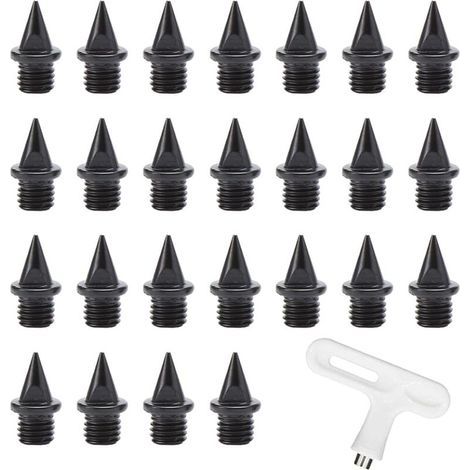 Spikes for athletes for athletics, replacement shoe spikes, athletics spike, replacement spikes for athletics, 25 pieces, with 1 nail wrench