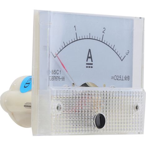 Ampèremètre analogique de tableau de bord 85C1, mesure DC 0-3A avec haute précision (1/5)