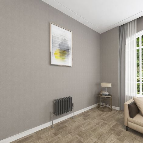SKY Bathroom 3Column Anthracite 300x425mm Traditional Cast Iron Style Radiator (1/5)