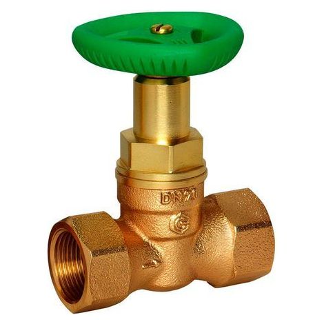 Flamco Rotguss-Kolbenventil DN 15 Muffe-Muffe