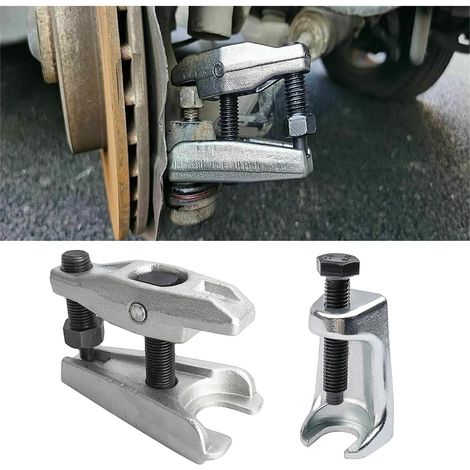 2 Pièces Extracteur De Joint à Rotule, Outil D'enlèvement Séparateur De Joint De Rotule Et D'extrémité Tige Cravate, Outil D'extraction Joint à Rotule pour Véhicules, Voitures Et Camions (1/5)