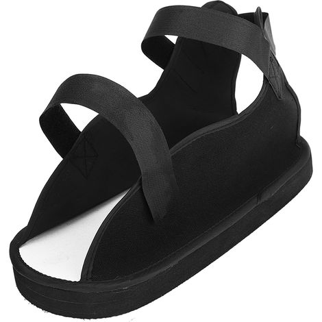 Chaussure médicale post-opératoire à bout ouvert pour plâtre et fracture - Support de pied et jambe (1/5)