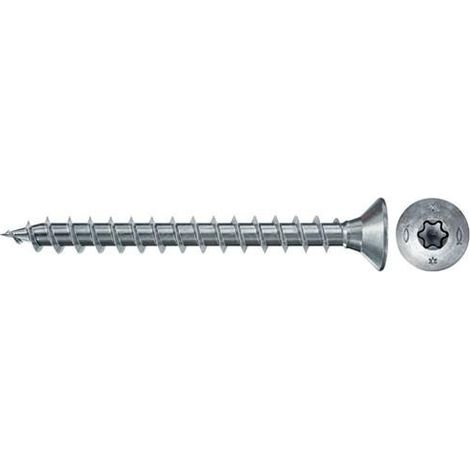 Fischer 1.000x Power-Fast II FPF II CTF 3 x 20 mm BC Senkkopf mit Innenstern TX10 Vollgewinde galvanisch verzinkt blau passiviert - 670005