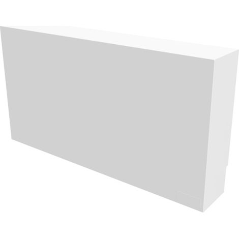 Atole – Cache nourrice plomberie en acier blanc – Largeur fixe taille 3 – Dimensions H 450 x L 850 x P 150 mm – Résistance à l'humidité