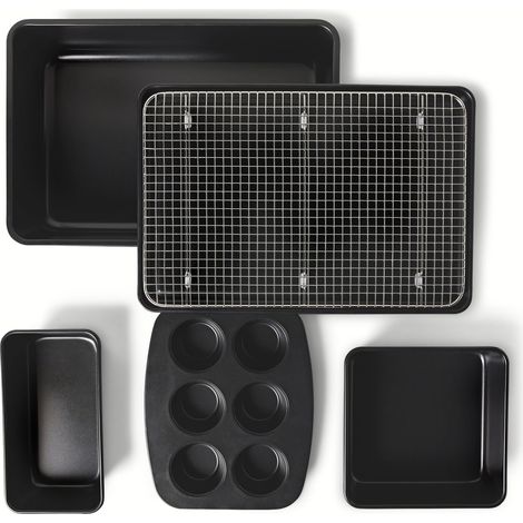 Lot de 6 Ustensiles de Cuisson Antiadhésifs Empilables, Passent au Lave-Vaisselle et au Four (1/5)